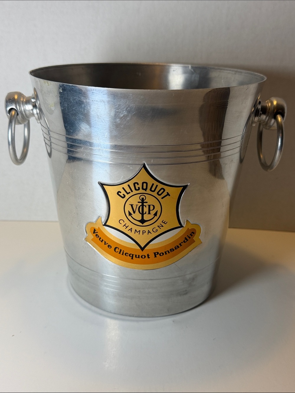 Vintage Silver-Plated Veuve Clicquot Ponsardin Champagne Ice Bucket France 🇫🇷